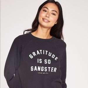 Gratitude is so gangster sweatshirt